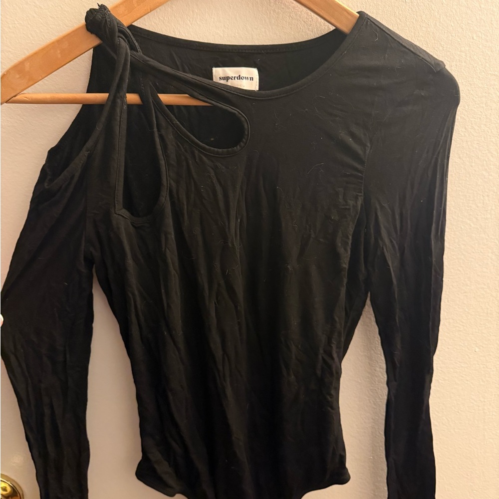 Superdown Black Women's Bodysuit